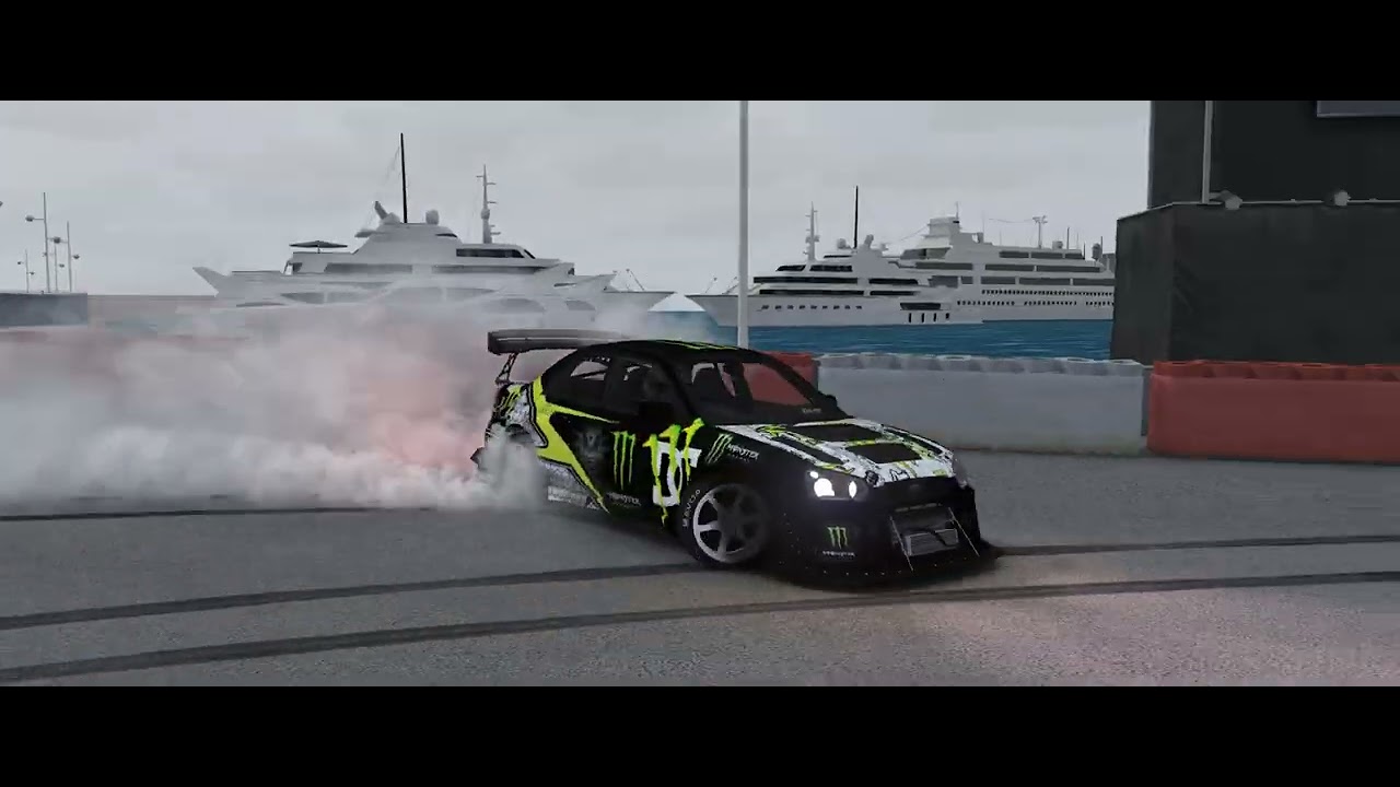 687 Bros Subaru Impreza WRX Sti Gang - Monaco Rallycross drifting
