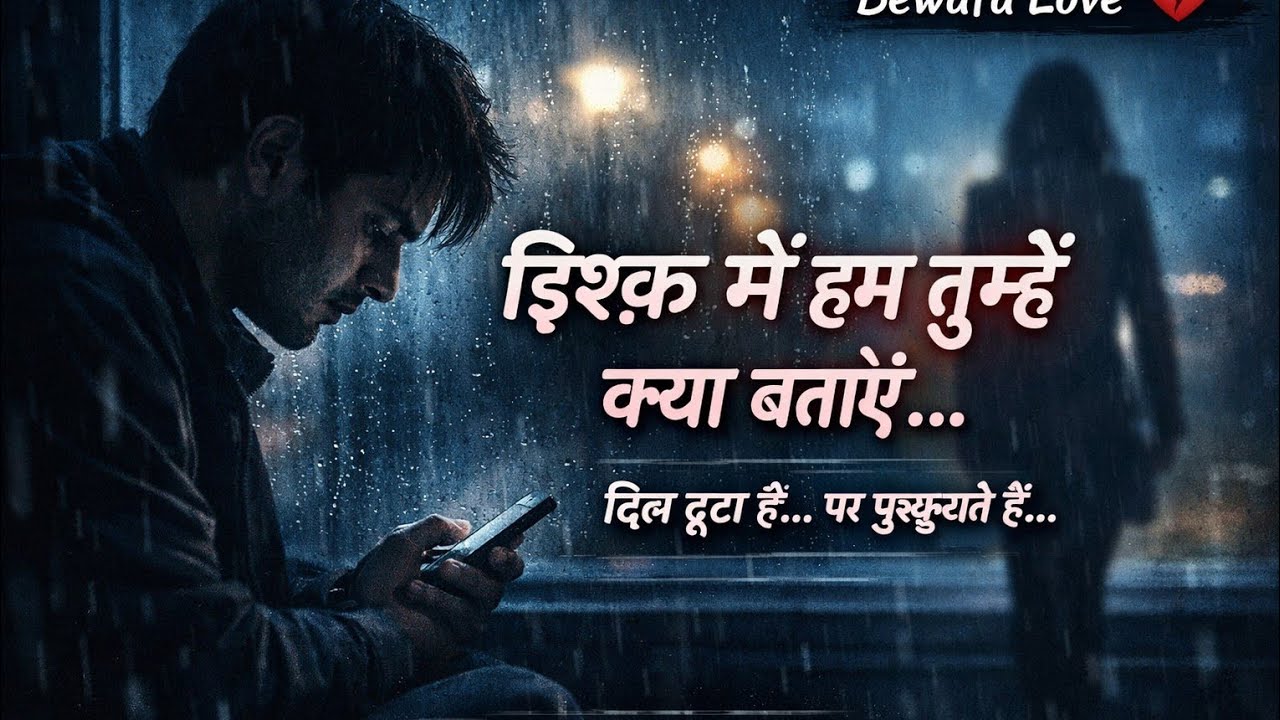 New इश्क़ में हम तुम्हें क्या बताएँ 💔 | Bewafa Love Sad Song | Heart Touching Lyrics funny fation ❤️