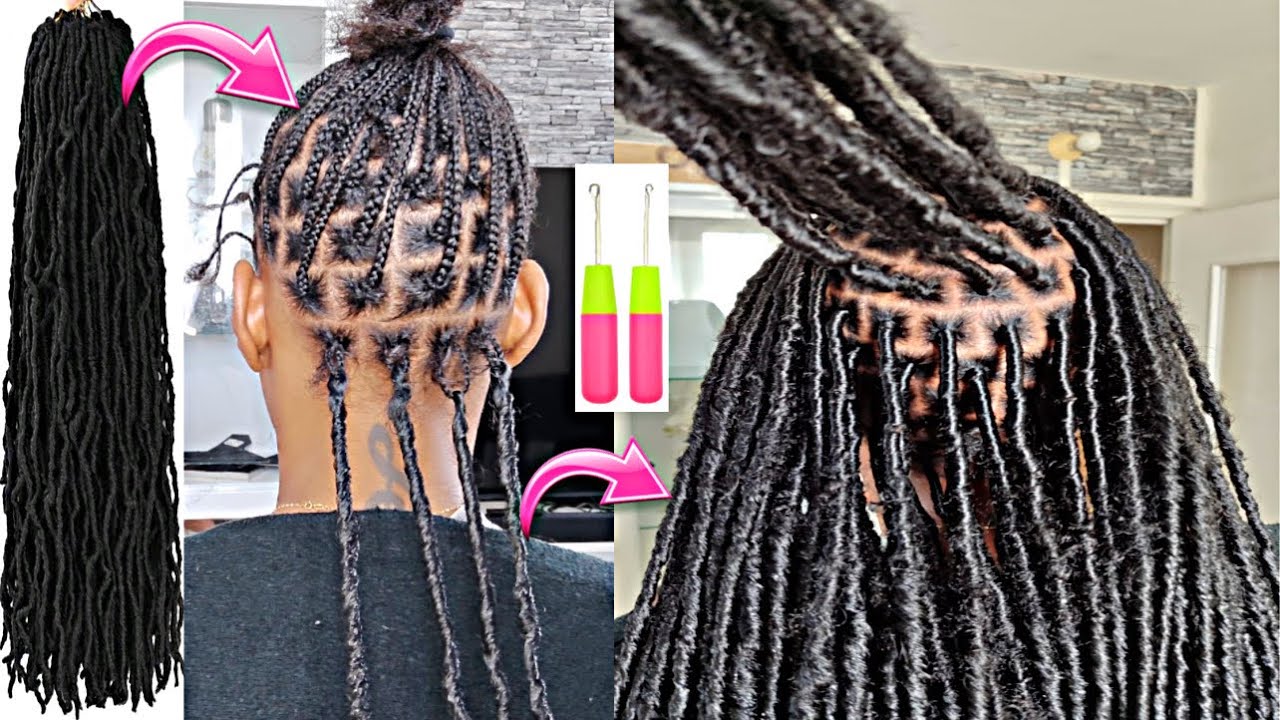 Comment ?/ FAUX LOCS INVISIBLES EN CROCHET BRAIDS/ MÉTHODE FACIALE ET EFFICACE
