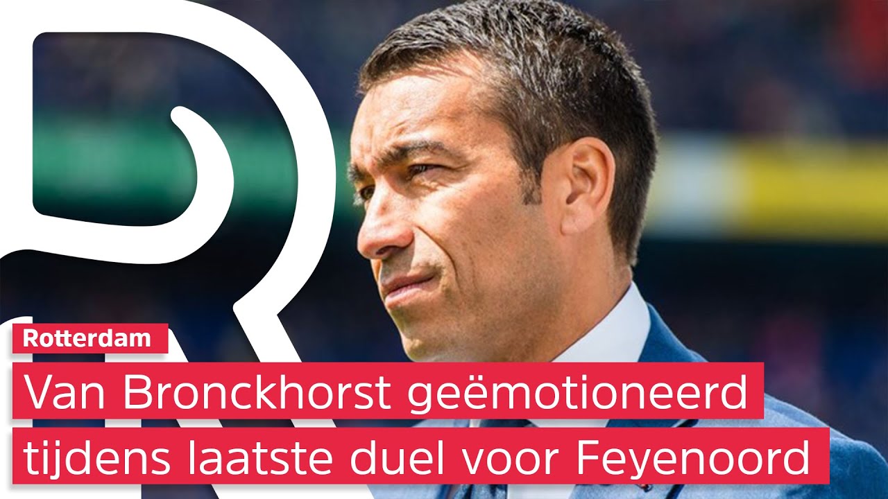 Tranen bij afscheid Van Bronckhorst