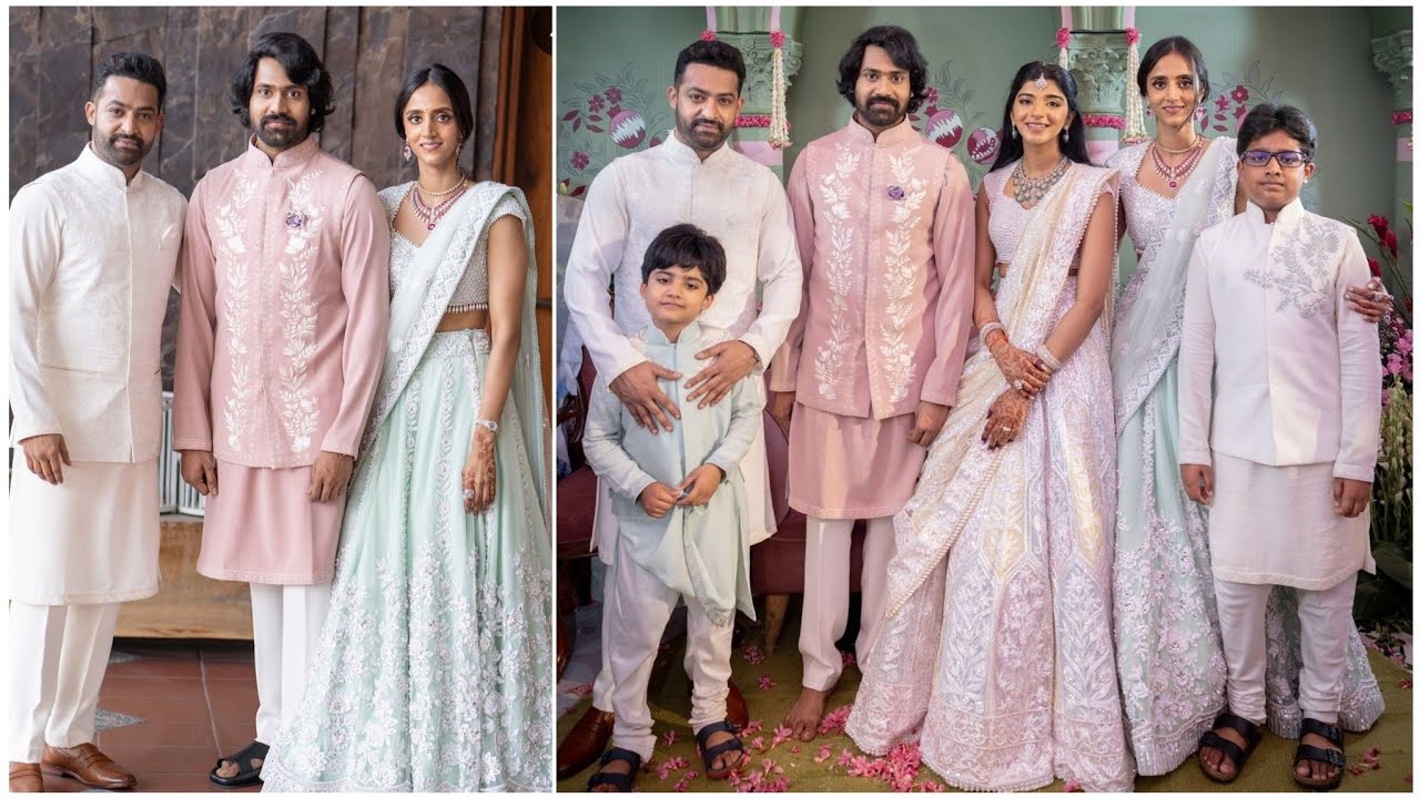 JR NTR Wife Pranathi Brother Narne Nithin Engagement Pics
