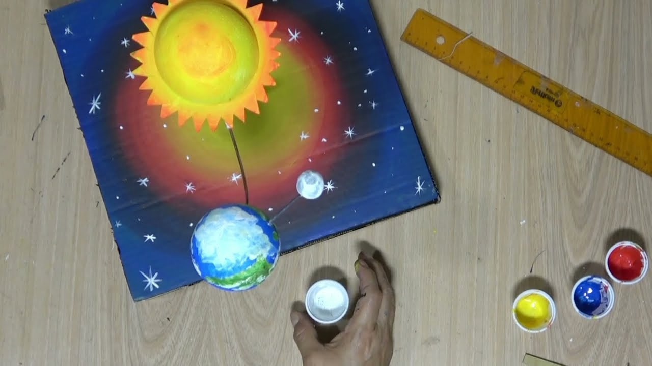 como hacer una maqueta de la traslación y la rotación