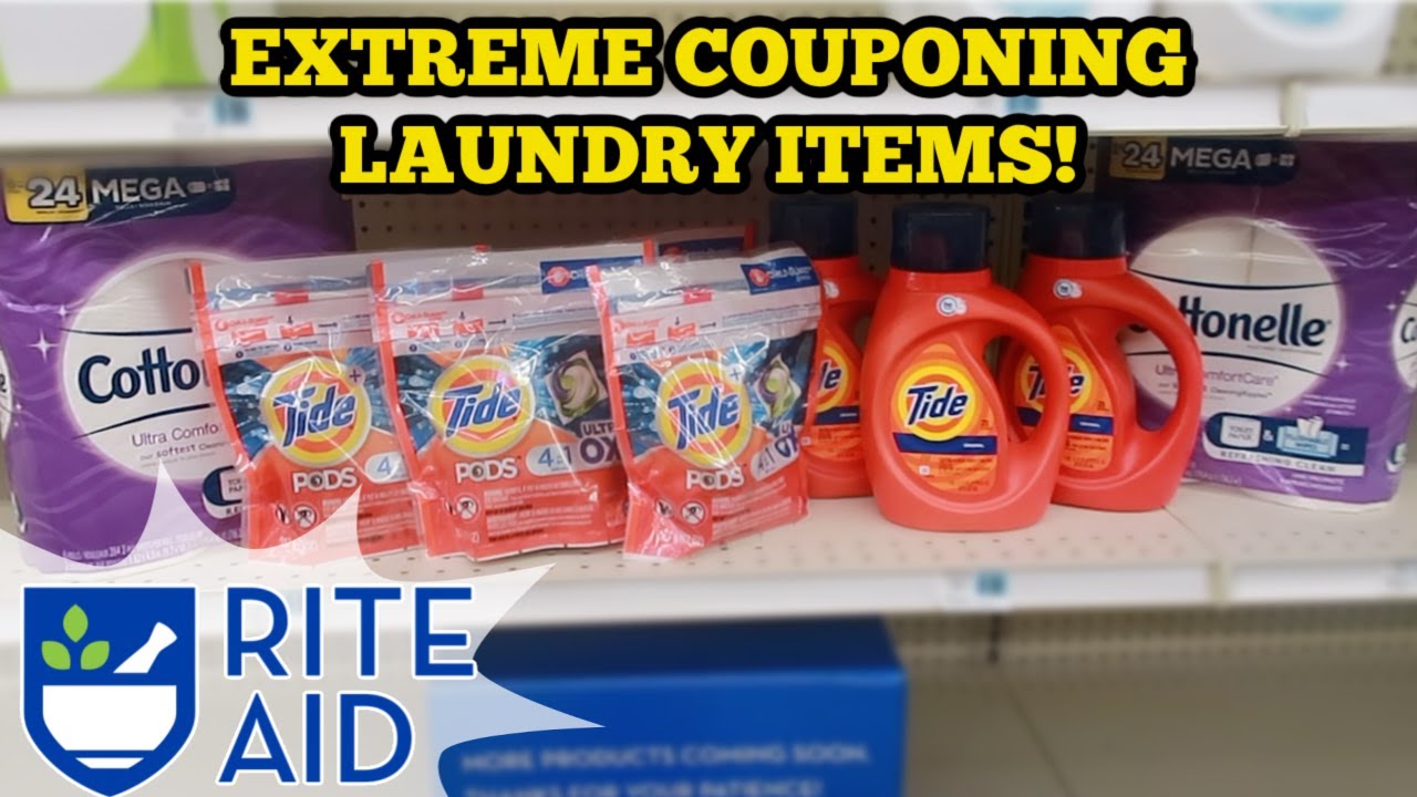 ONLY $0.72 PER ITEM 🔥 EXTREME COUPONING LAUNDRY PRODUCTS AT RITE AID *1/17 - 1/23