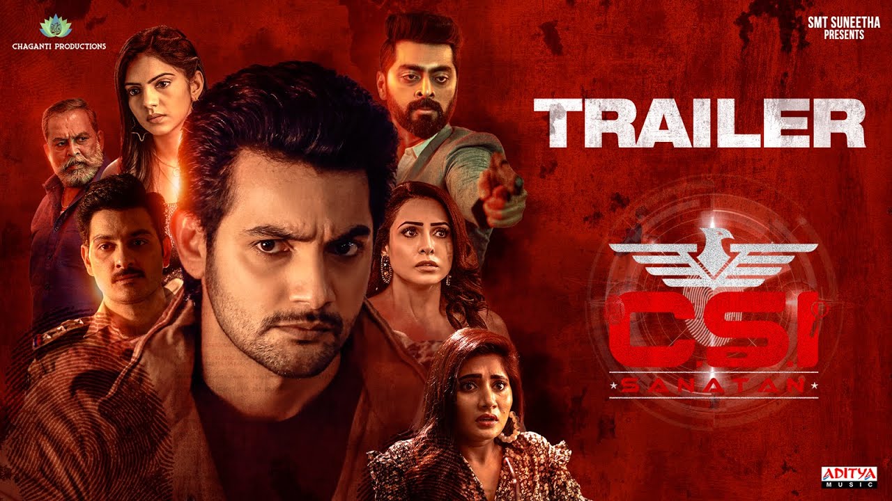 CSI Sanatan Movie Official Trailer | Aadi | Misha | Nandini Rai | Ali Reza | Chaganti Productions