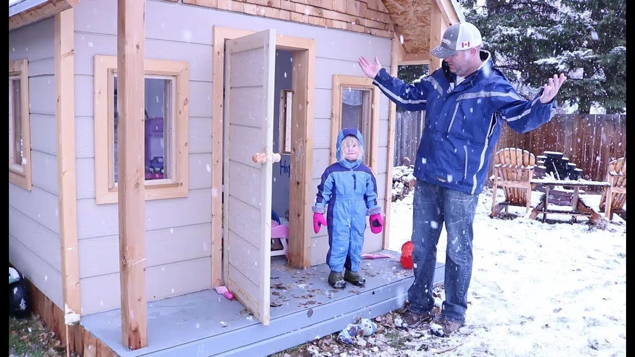 Making a wood door latch for my kids playhouse