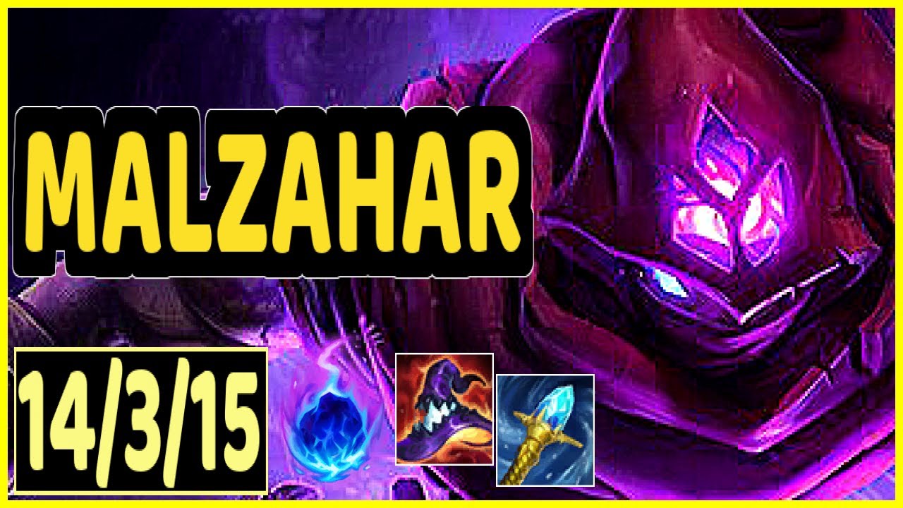 MALZAHAR VS KAYLE - 14/3/15 KDA MID GAMEPLAY MASTER I
