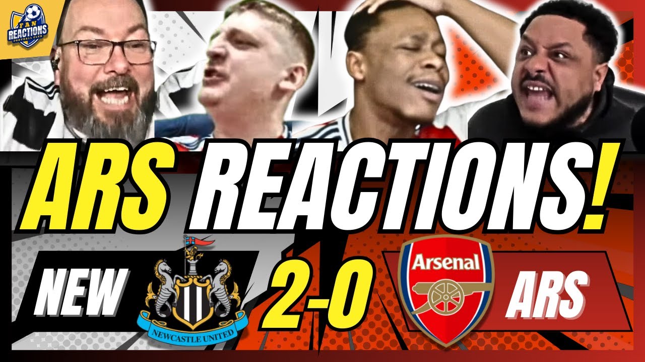 ARSENAL FANS MISERABLE😩REACTION TO NEWCASTLE 2-0 ARSENAL | EFL CUP (CARABAO CUP) FAN REACTIONS