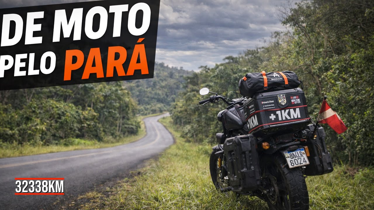 Viagem de Moto pelo Par&aacute;: Teste Real de Barraca, Intercomunicador e equipamentos na estrada