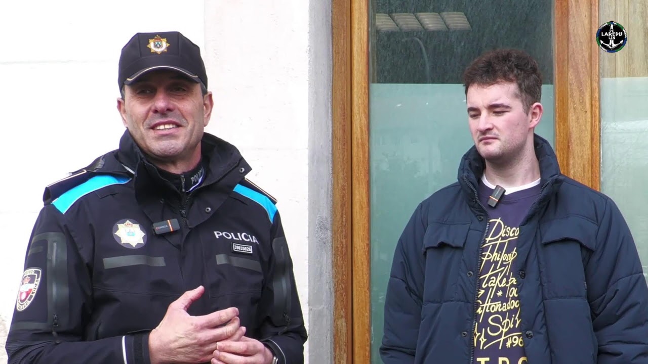 Alejandro Arce y Samira Martínez hacen sus prácticas de Criminología en la Policía Local