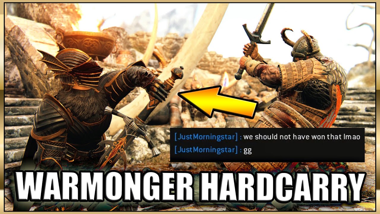 Breach Hardcarry Warmonger! - When even teammates don't believe in VICTORY | #ForHonor