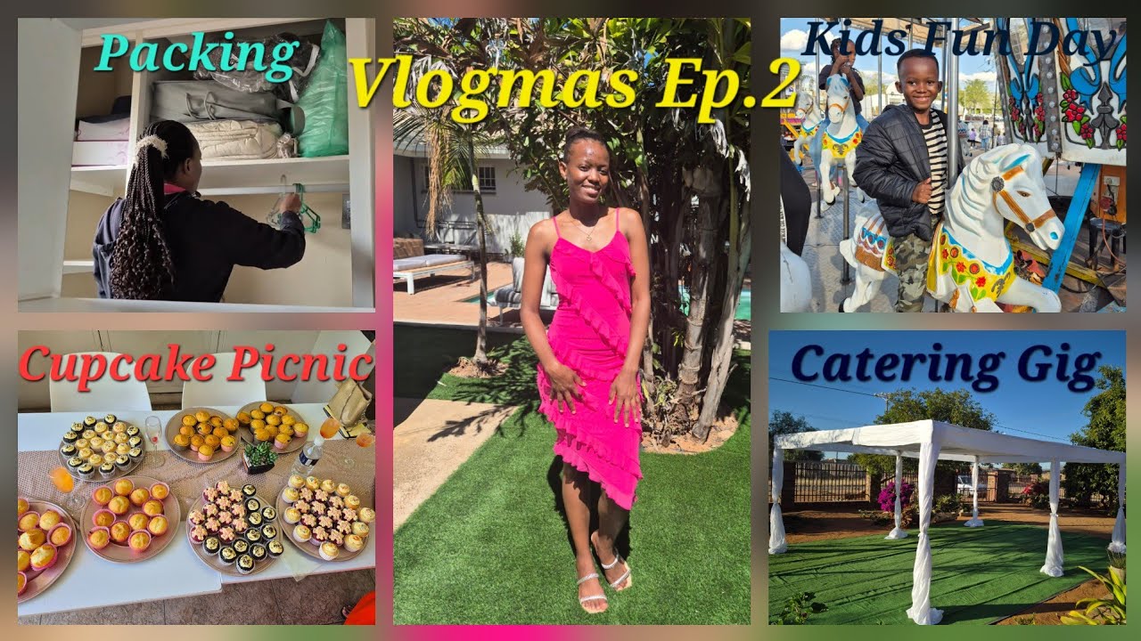 VLOGMAS EP.2 | Moving Out Vlog|Kids Fun Day|Catering Gig 🥘|Cupcake Picnic 🧁 