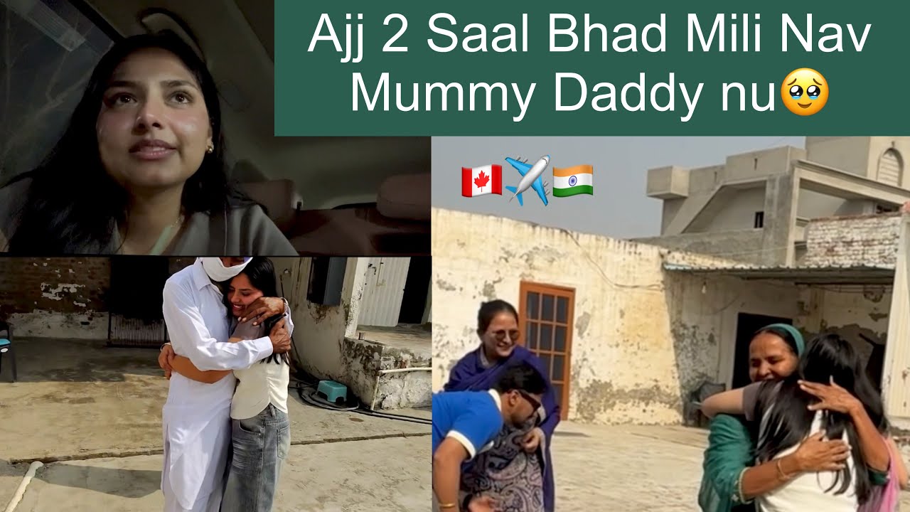 Ajj 2 Saal Bhad Mili Nav Mummy Daddy nu🥹 | Navhappy Bhullar