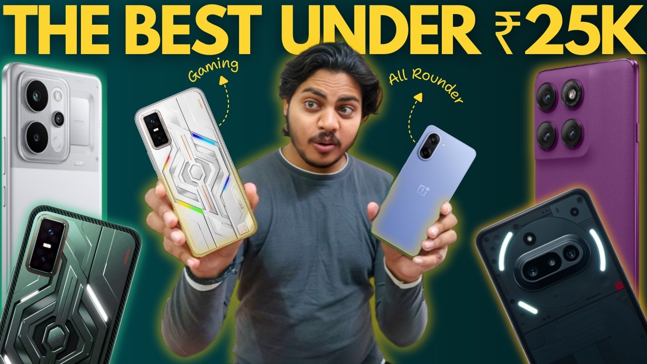 The Only Smartphones You Need Under ₹25K Budget || The TechSPY ||