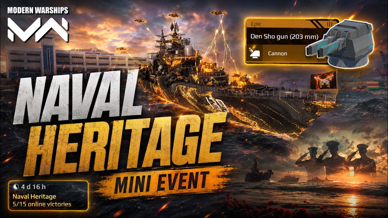 DEN SHO GUN IS BROKEN! 🔥| Mini Event Review🚀| Modern Warships