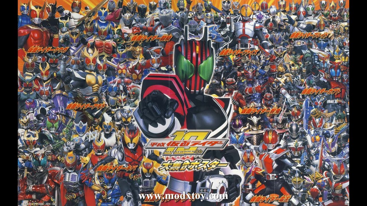 Kamen Rider Decade - Kuuga to Decade Henshin & Finisher + Legendary Riders Return in 2009
