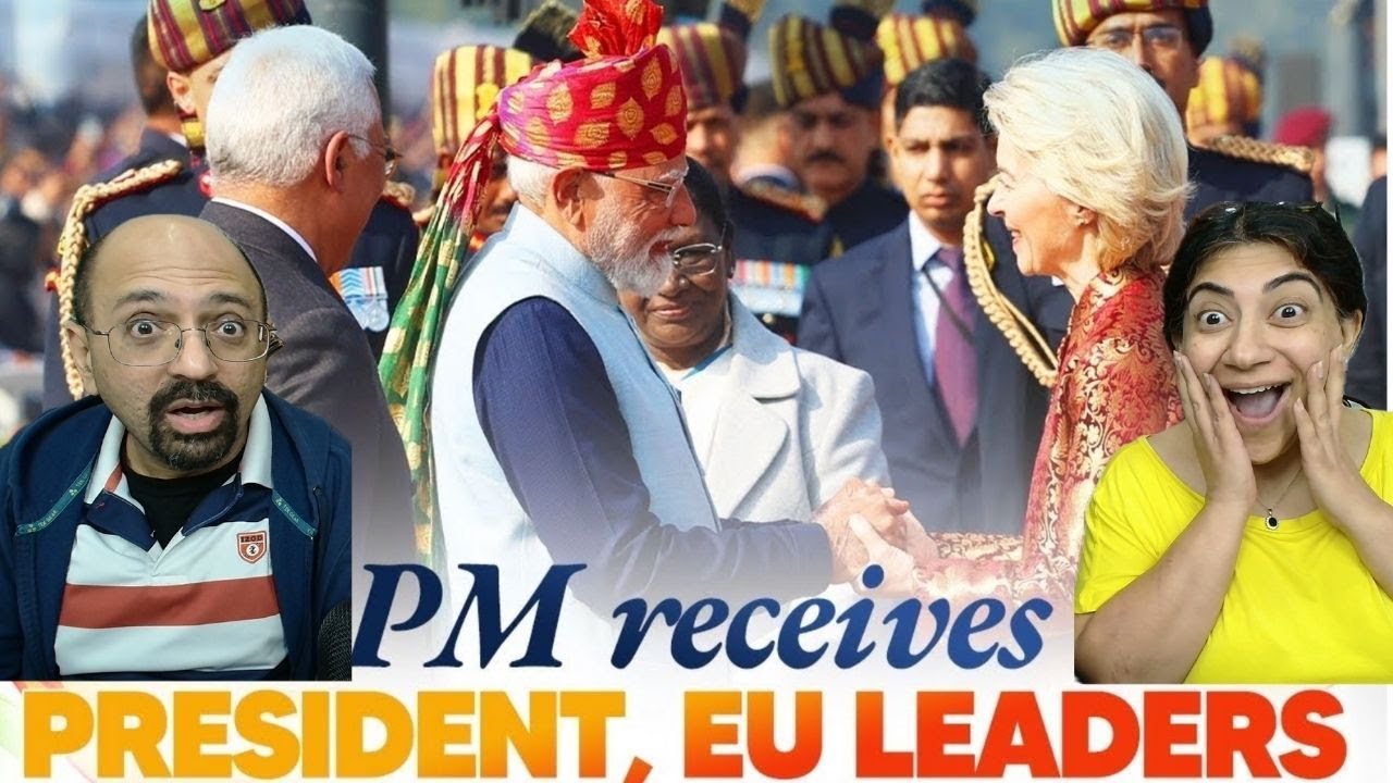 Republic Day 2026: PM Modi welcomes President Murmu and EU leaders at Kartavya Path✨