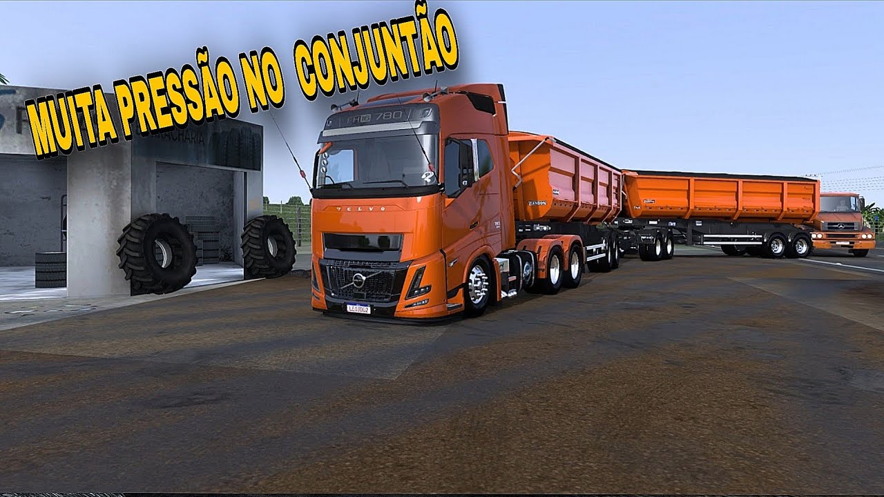 COMPREI MEU PRIMEIRO CONJUNTÃO NO EURO TRUCK SIMULATOR2 PRESSÃO MUNDIAL #shortsfeed #viralvideo #ets