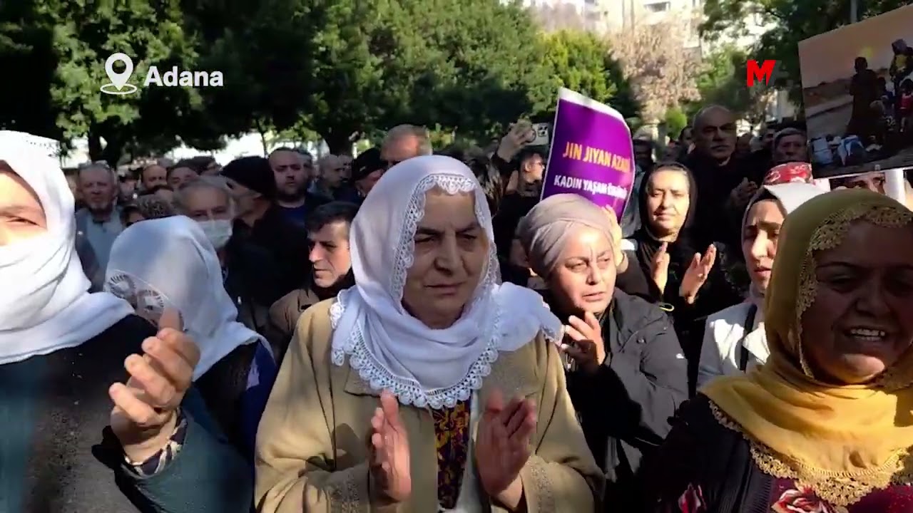 ADANA'DA HALK ROJAVA İÇİN AYAKTA