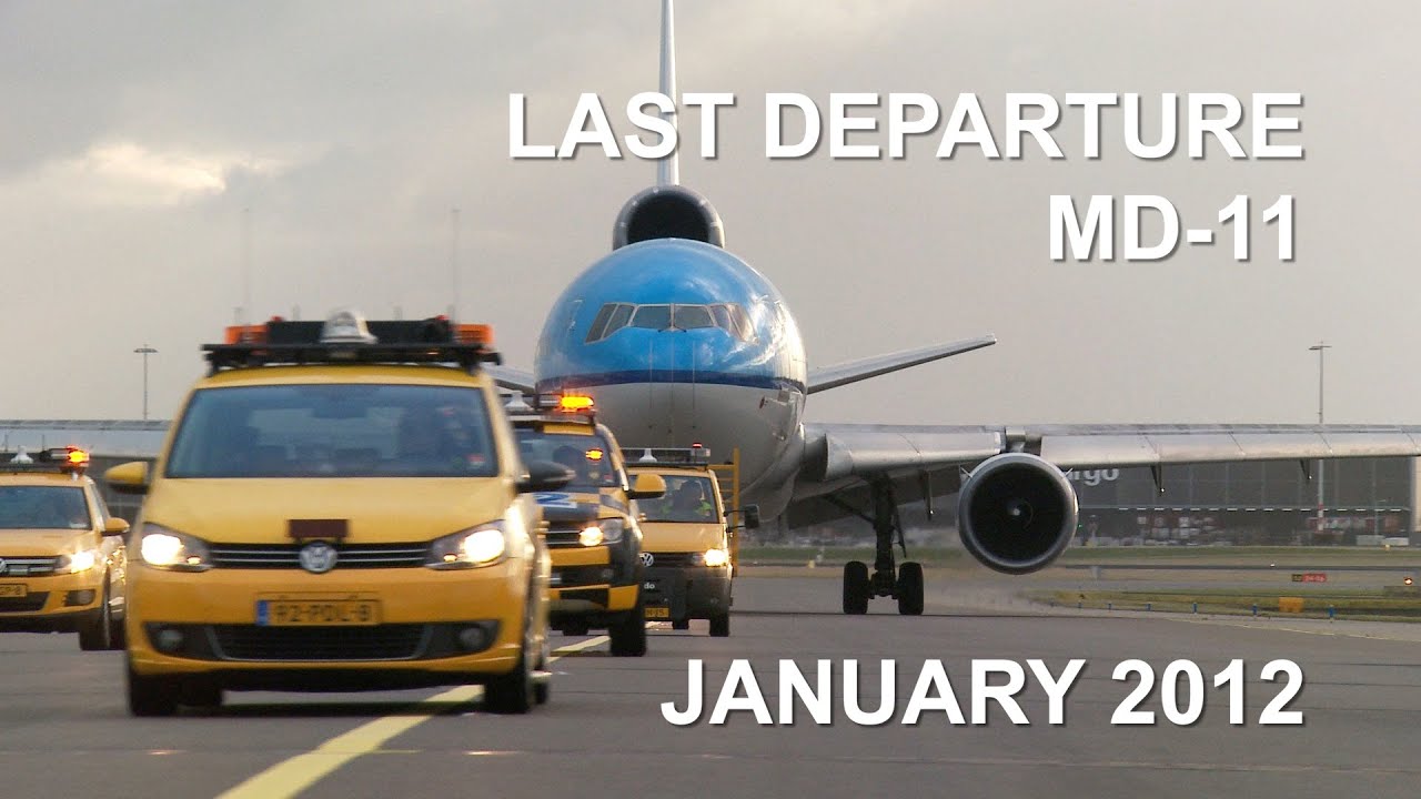 MD-11 Last Departure out of Amsterdam