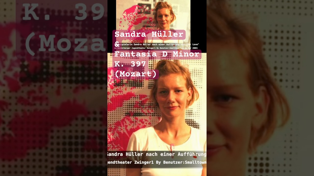 Sandra H&uuml;ller and Fantasia in D minor K. 397 Mozart. #piano, #sandraH&uuml;ller, #streetcloud, #kylekim,