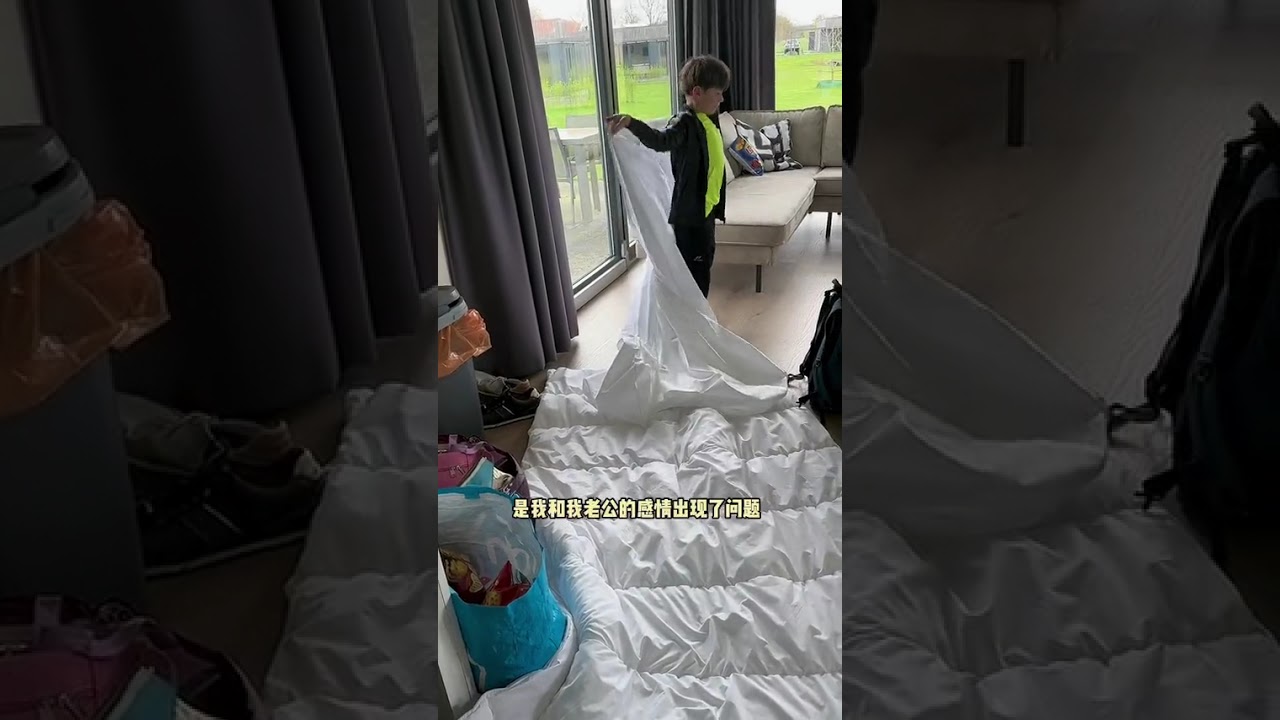 跨国婚姻，外国老公终于浪漫了一次