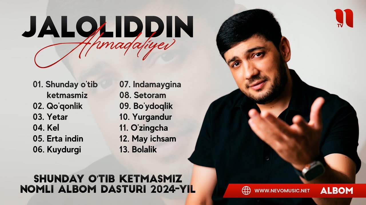 Жалолиддин Ахмадалиев - Шундай утиб кетмасмиз номли албом дастури 2024-йил