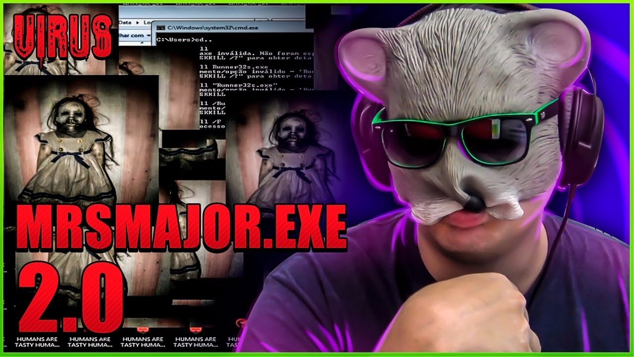 A MALDIÇÃO VOLTOU COM O VÍRUS "mrsmajor.exe" - RATÃO VIRAL 💀