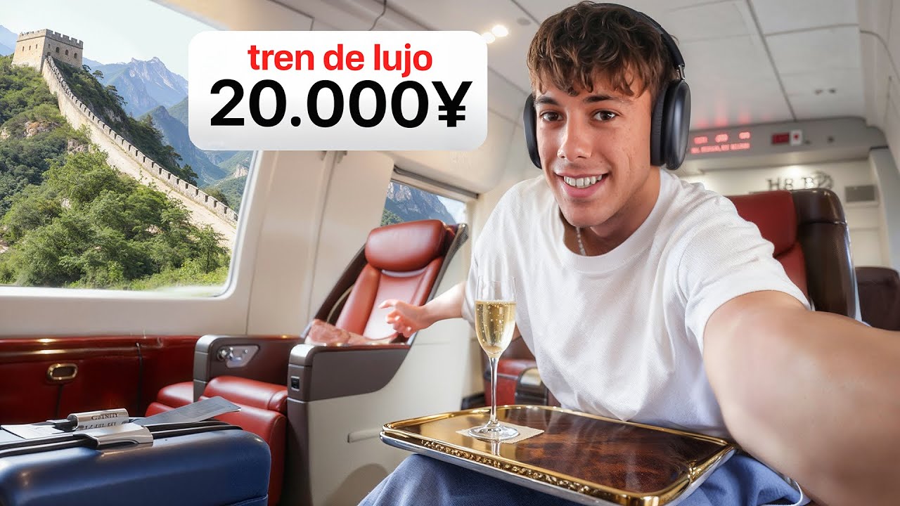 CRUZO CHINA EN EL TREN MÁS LUJOSO (+1k€)🇨🇳