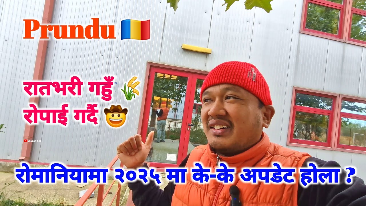 Romania 🇷🇴 || रोमानियामा २०२५ मा के-के अपडेट होला ? || गहुँ रोपाई हुँदै 🌾