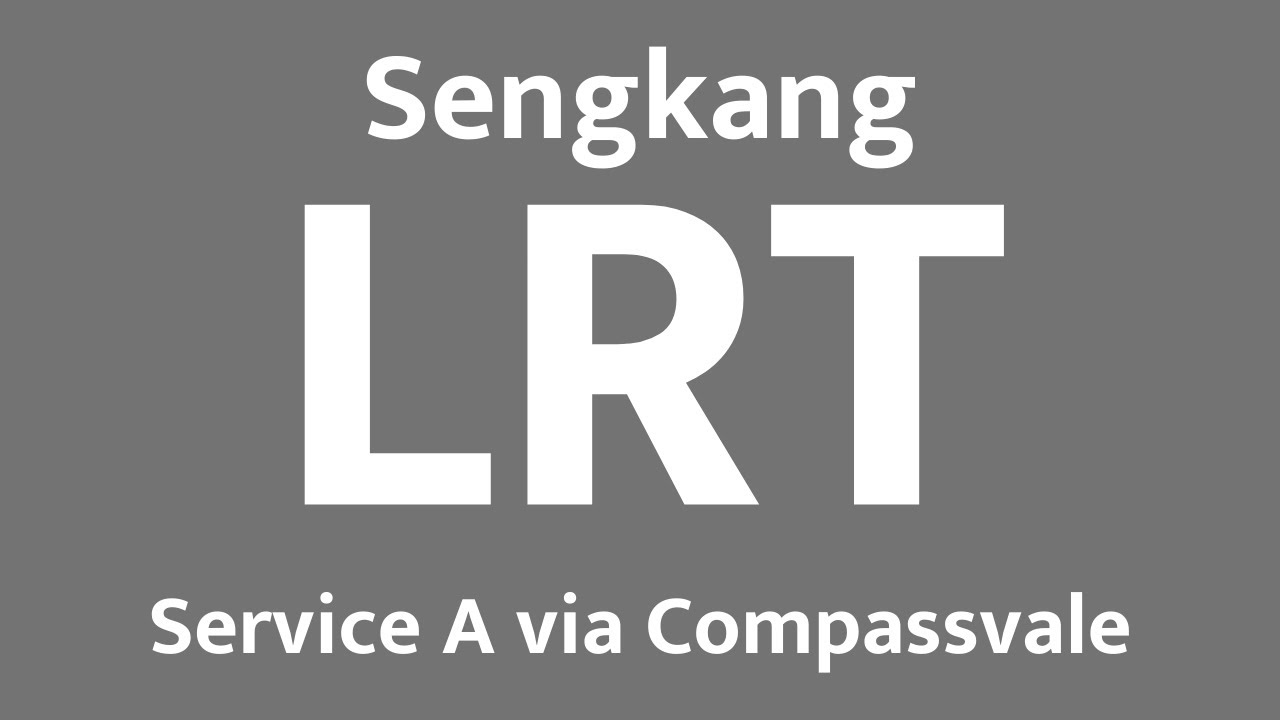 [SBST SKLRT] Full ride of Sengkang LRT (Service A via Compassvale)