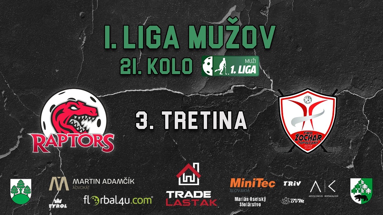 FBK Raptors vs. FbO Žochár Topoľčany (3. tretina)
