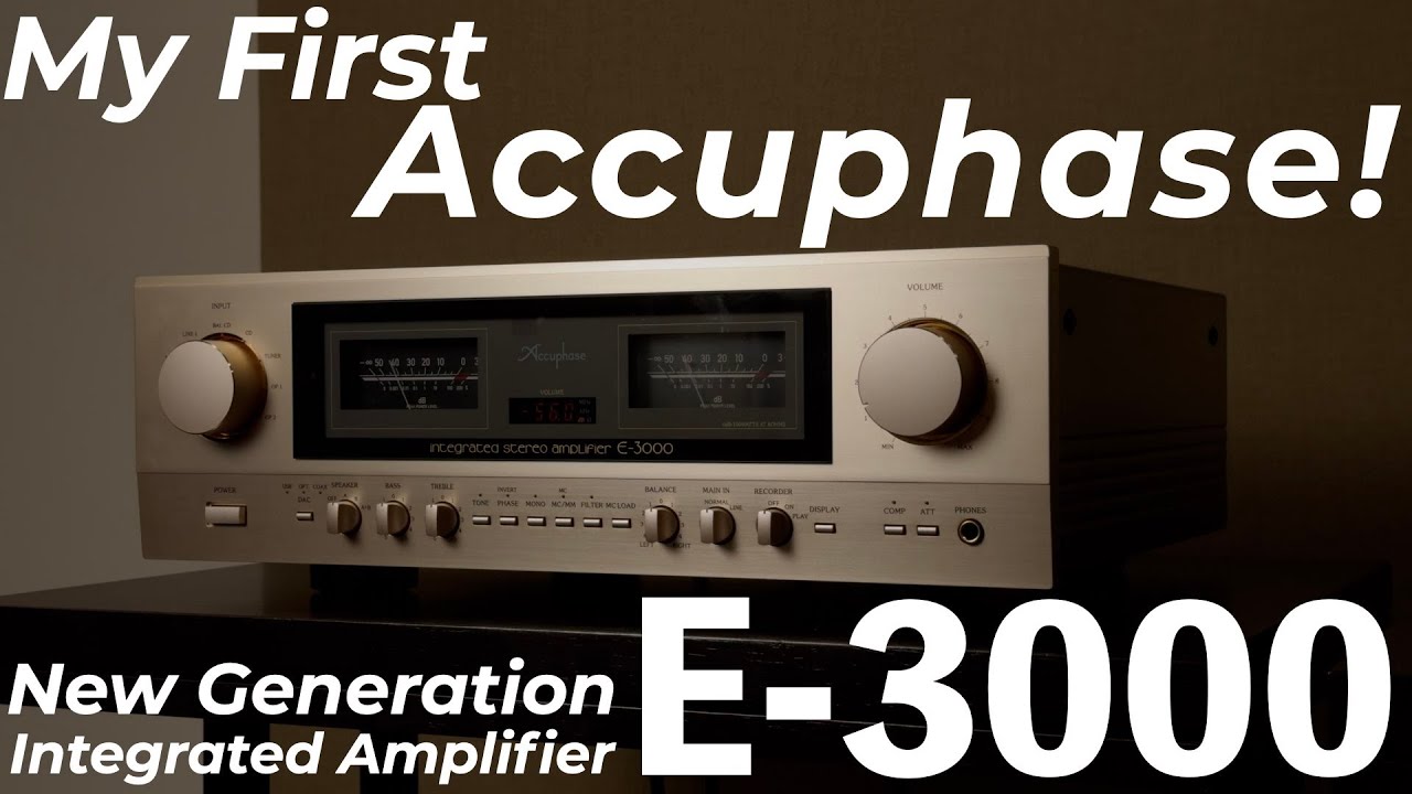 土方久明さんがご案内！　アキュフェーズの新型プリメインアンプ E-3000徹底解剖