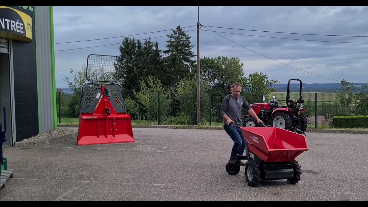 Brouette &agrave; batterie Kpc Thiriat Xertigny