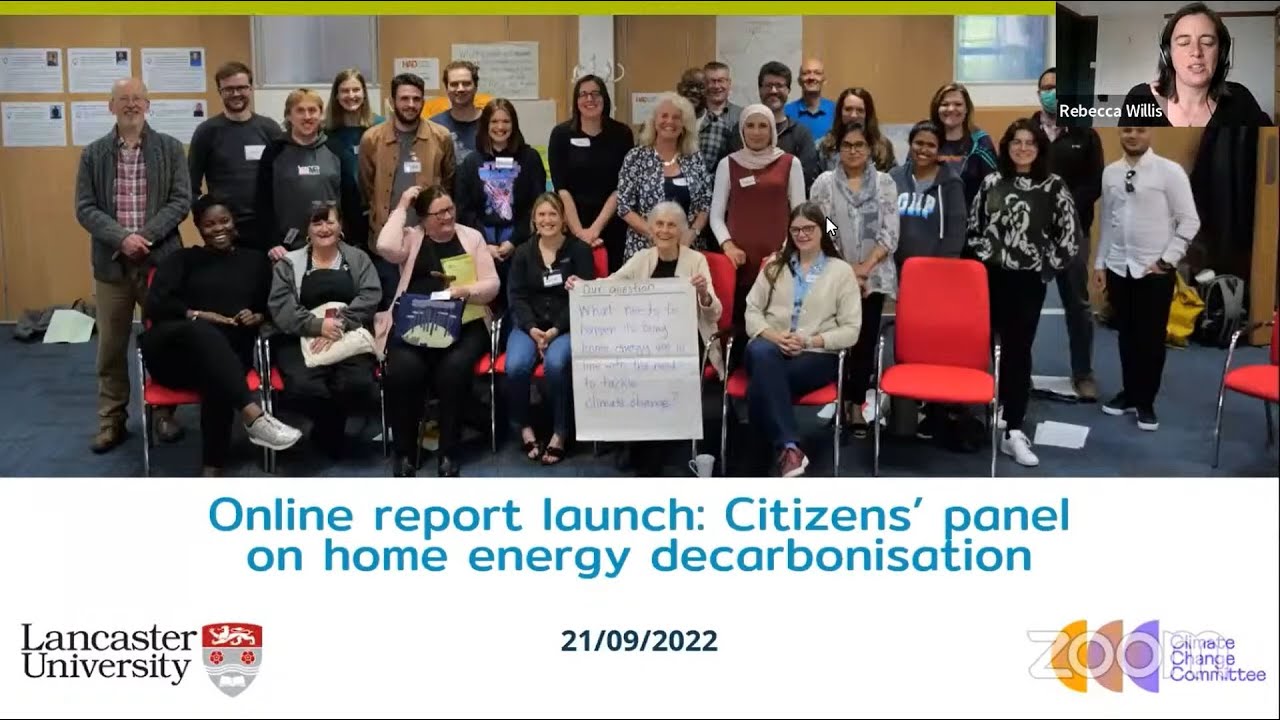 Event: Citizens’ panel on home energy decarbonisation