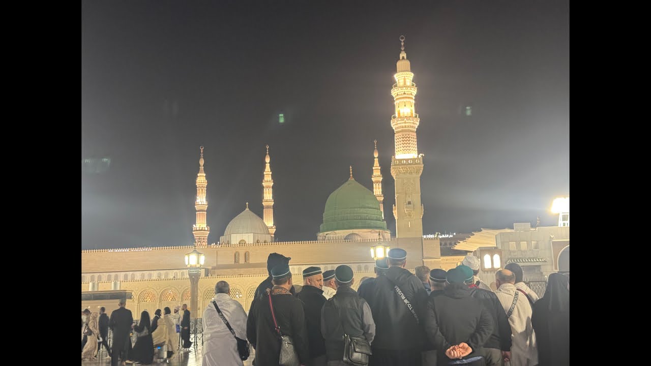 مسجد نبوی ﷺ کا پُرسکون صبح کا منظر | Fajr Time  Morning Live | Madinah