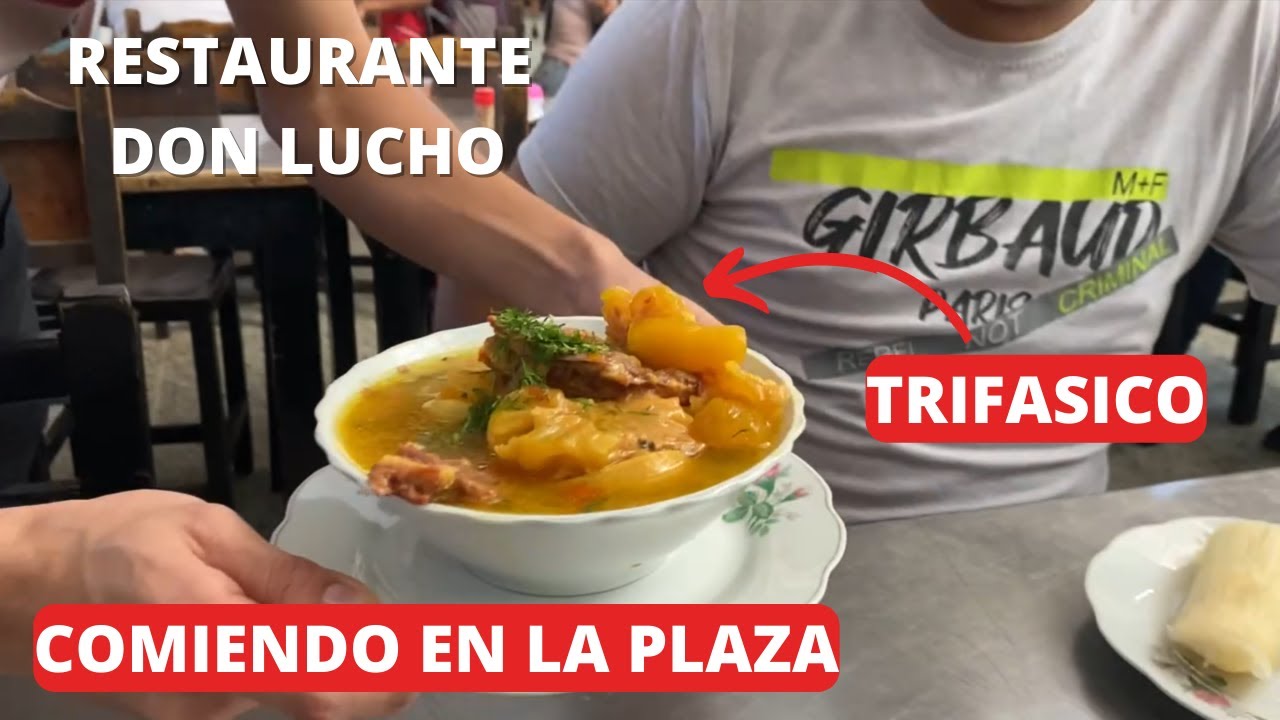 Comiendo🍲 en la PLAZA CENTRAL de Bucaramanga🤤 - restaurante DON LUCHO