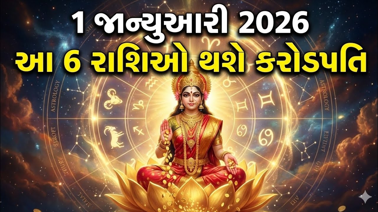 જાન્યુઆરી 2026થી મહાલક્ષ્મી યોગ | આ 6 રાશિઓ બનશે કરોડપતિ | માતા લક્ષ્મીજીની કૃપા
