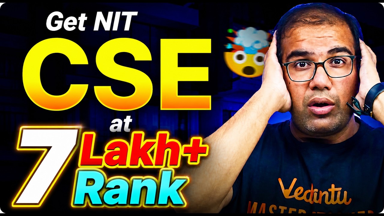 JEE 2026 | 🤩 Top 10 NITs at Low Percentile | NIT At Low Rank | Vinay Shur Sir