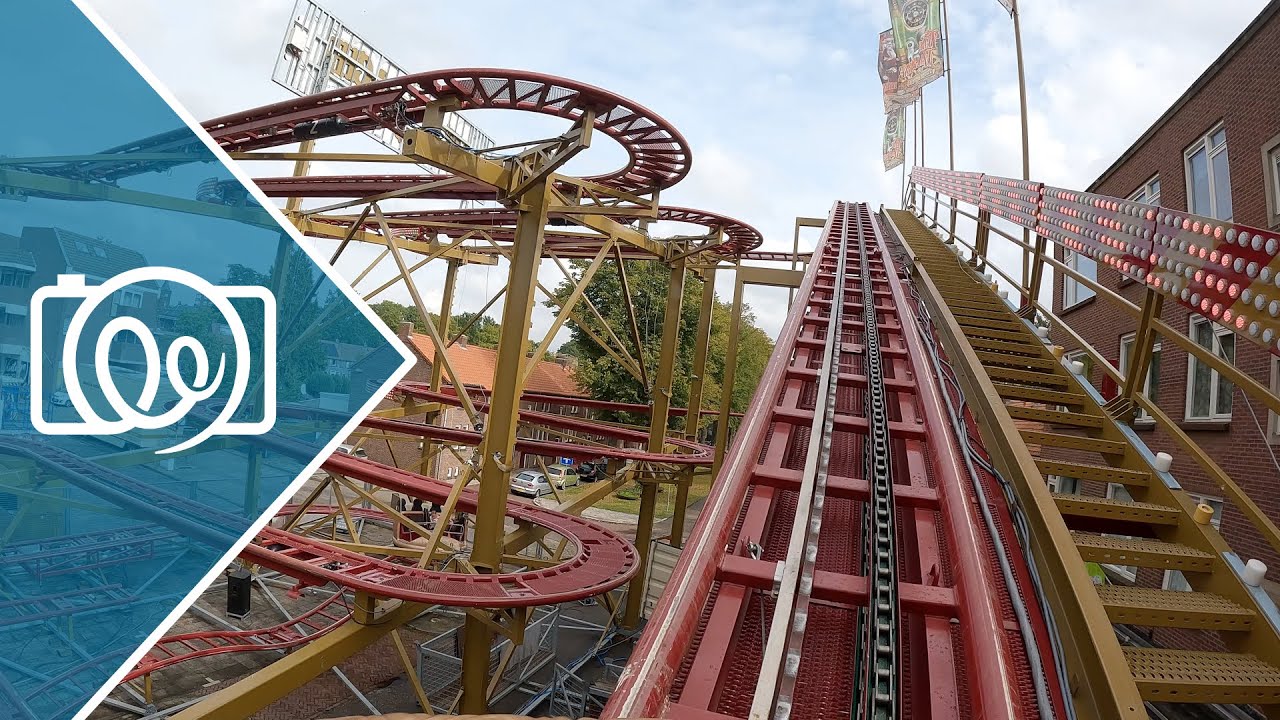 Time Machine - The Coaster (Spinning Coaster, Buwalda) @ Kermis Weert 2022 - 4K Onride / POV Video