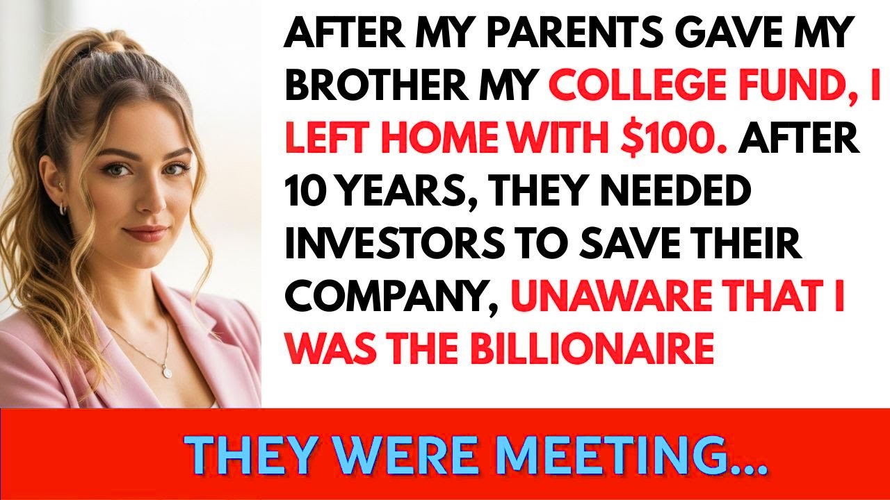 My Parents Gave Everything to My Brother, So I Left and Built an Empire with Just $100