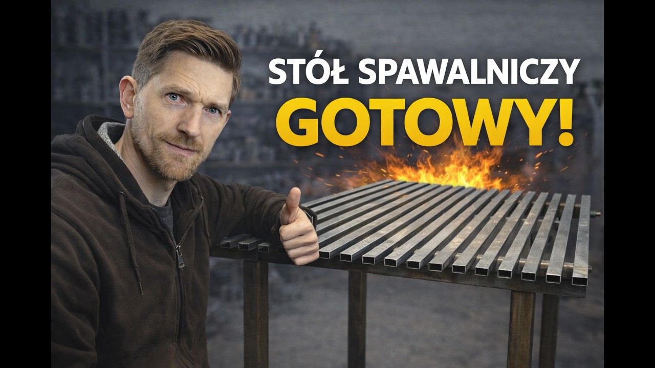Stół spawalniczy. Skończony