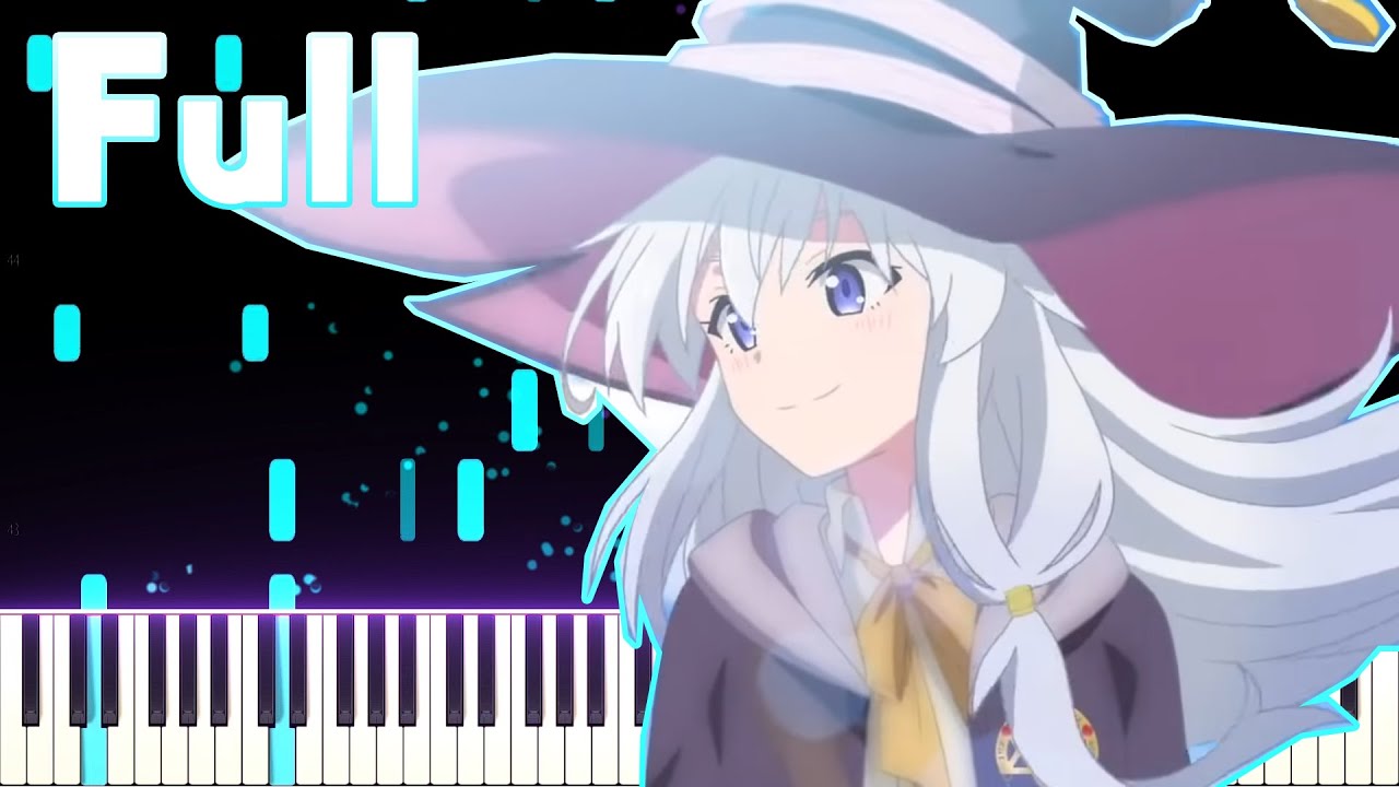 [FULL] The Journey of Elaina / 魔女の旅々 ED - Haiiro no Saga / 灰色のサーガ | [Piano Cover] (Synthesia)「ピアノ」