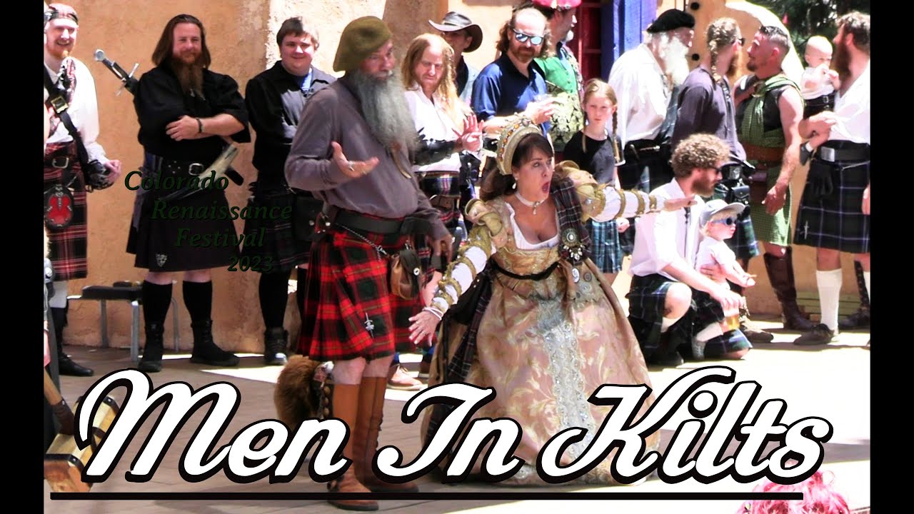 Men In Kilts Contest at The Colorado Renaissance Festival 2023 #coloradorenaissancefestival