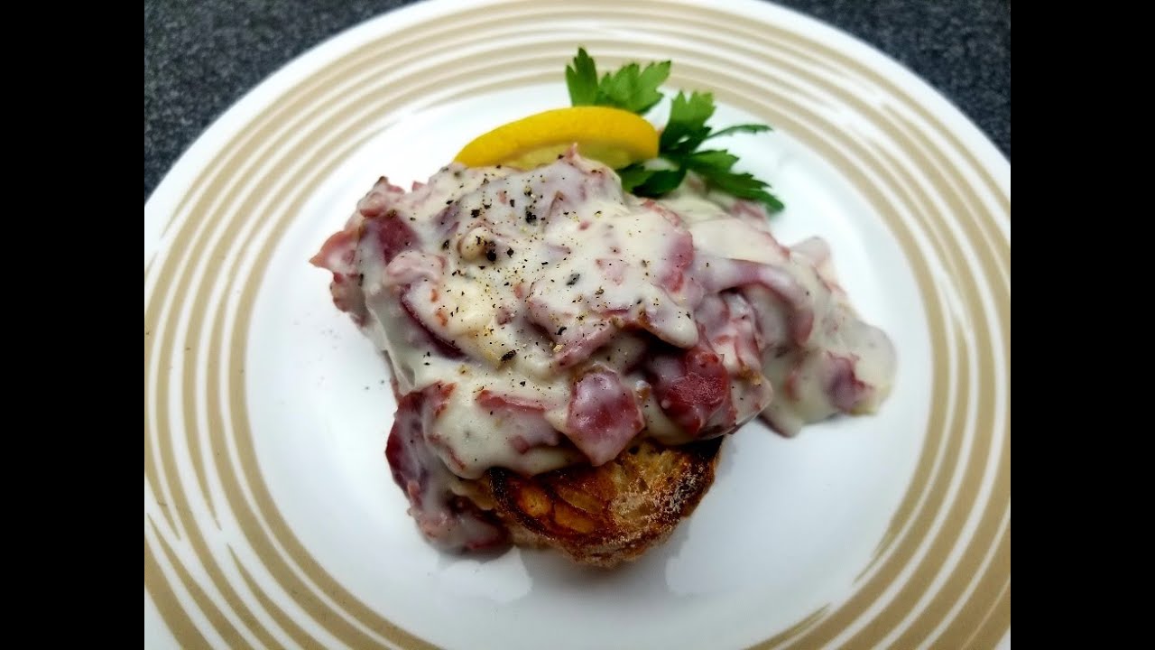 A Veterans Day Salute.  The Best SOS.  Creamed Chipped Beef On Toast.