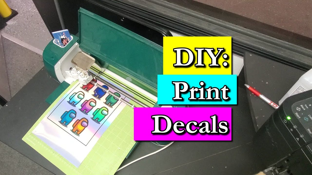 Print Decals and Stickers at Home | Using Desktop Inkjet Printable Decal Material | gojdc.com