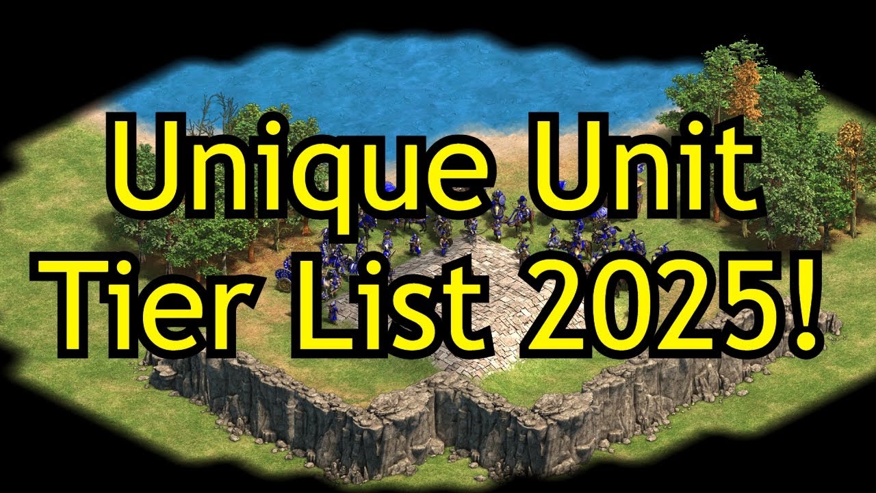Unique Unit Tier List! (September, 2025 Edition) | AoE2: DE