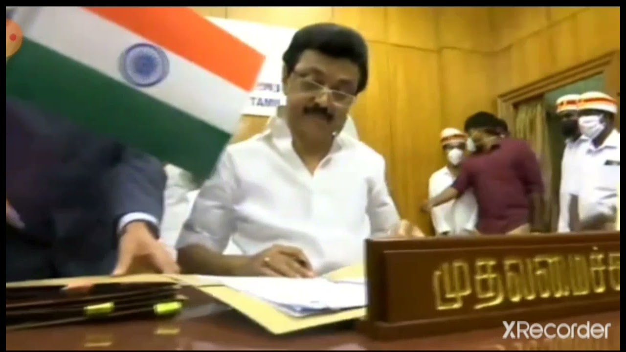 Stalin's 1st day as CM of Tamilnadu