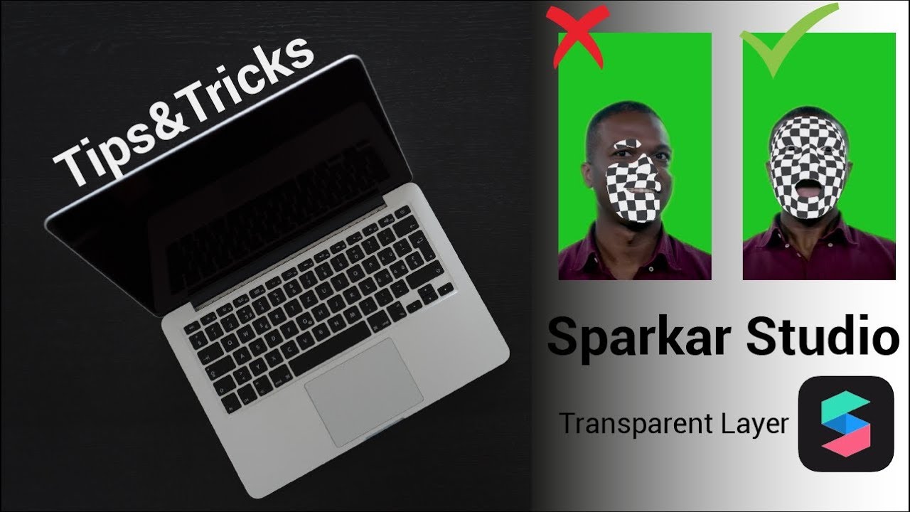 Sparkar Studio - How to show facemesh above background