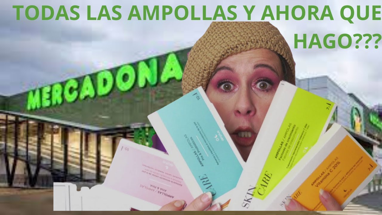 💖6º HAUL MERCADONA AMPOLLAS VIRALES MERCADONA 💖Exp. en 10 min para principiantes. #mercadona #viral