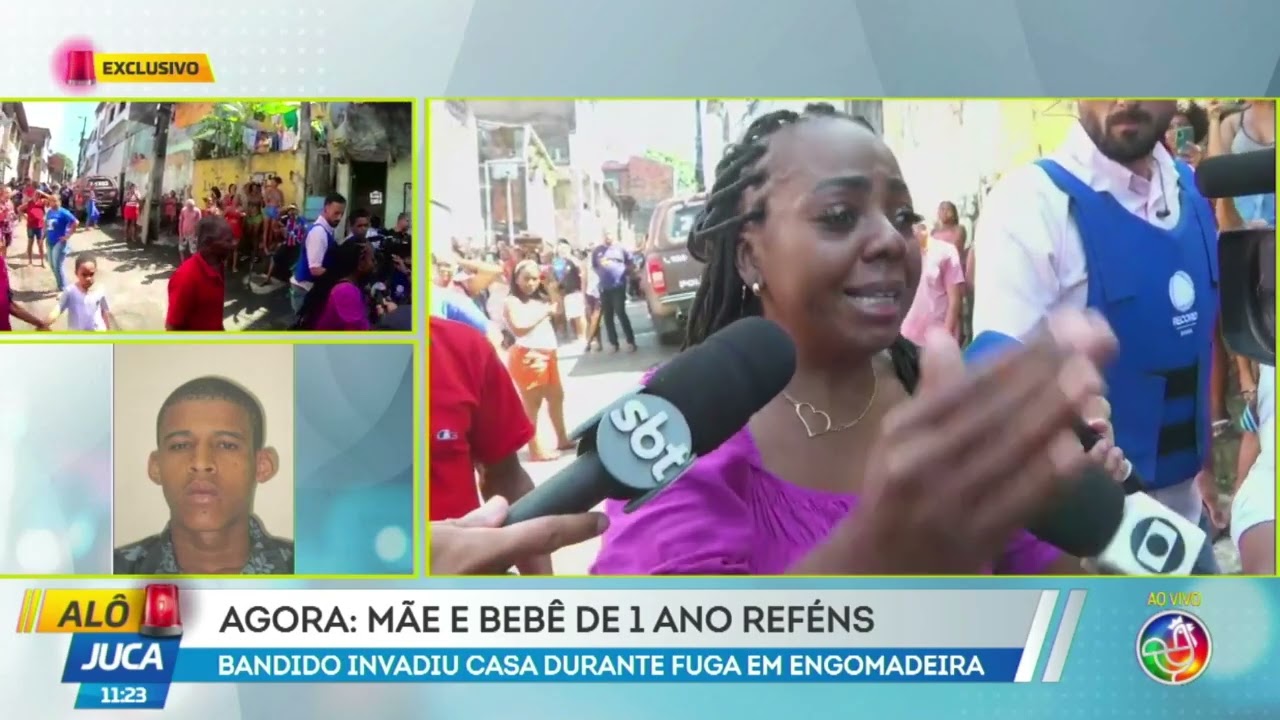 AGORA: mulher e criança feitas de refém - Parte 1